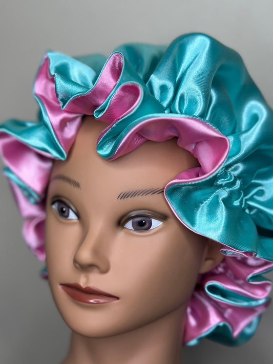 Reversible Satin Bonnets